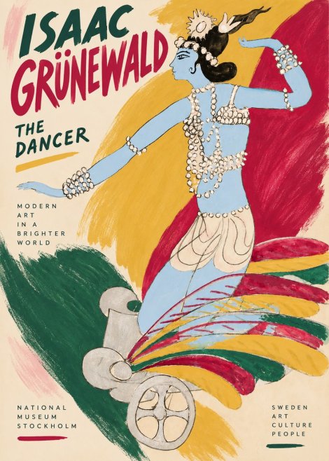 Isaac Grünewald Dancer on a Chariot No6 - Poster
