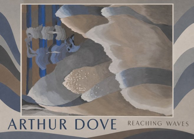 Arthur Dove Reaching Waves No1 - Poster