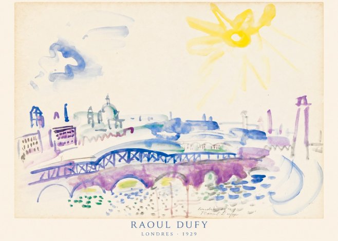 Raoul Dufy Londres - 1929 No6 - Poster
