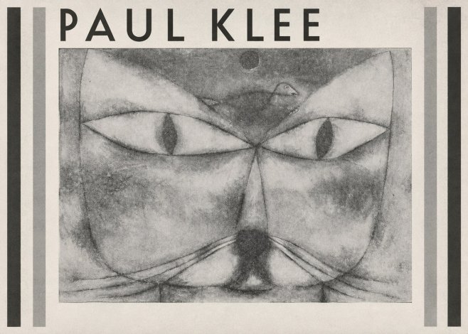 Paul Klee Cat and Bird No1 - Poster