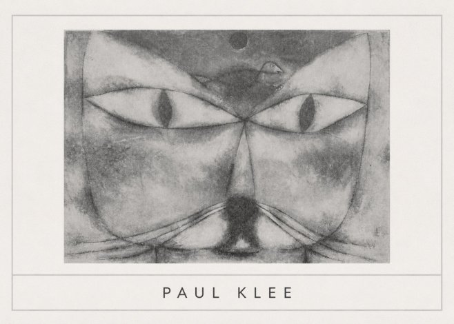 Paul Klee Cat and Bird No5 - Poster