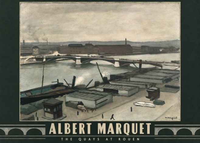 Albert Marquet The Quays at Rouen No4 - Poster