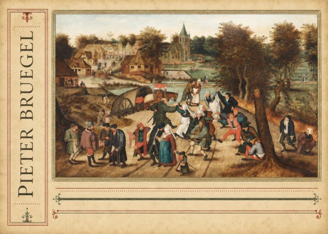 Pieter Bruegel The Peasant Dance I No2 - Poster