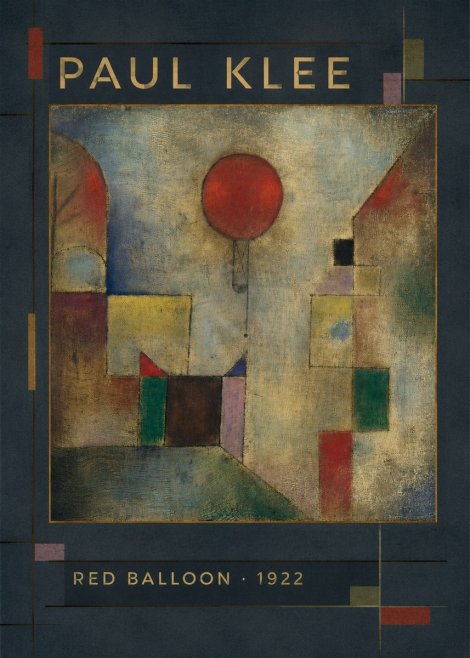 Paul Klee Red Balloon No6 - Poster