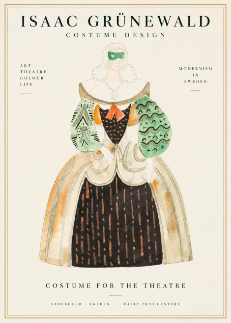 Isaac Grünewald Costume for the Theatre No1 - Poster