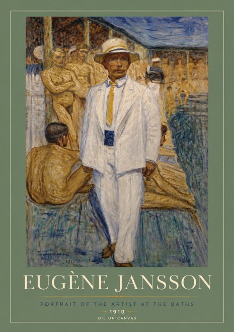 Eugène Jansson Portrait of the Artist at the Baths No3 - Poster
