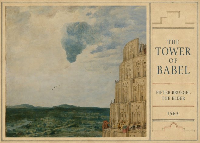 Pieter Bruegel The Tower of Babel VIII No3 - Poster