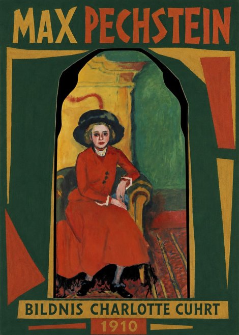 Max Pechstein Bildnis Charlotte Cuhrt No1 - Poster