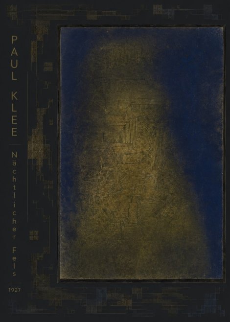 Paul Klee Nächtlicher Fels No4 - Poster