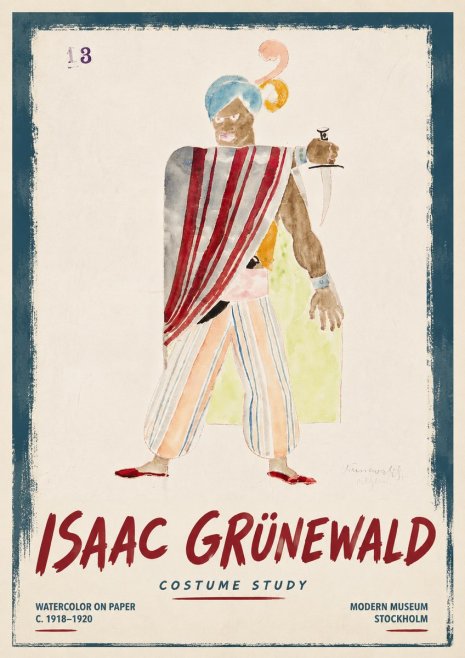 Isaac Grünewald Costume Study III No6 - Poster