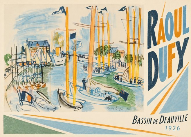 Raoul Dufy Bassin De Deauville No4 - Poster