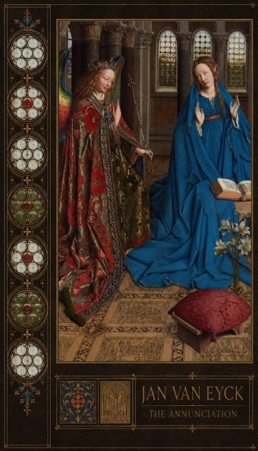 Jan van Eyck The Annunciation I No2 - Poster