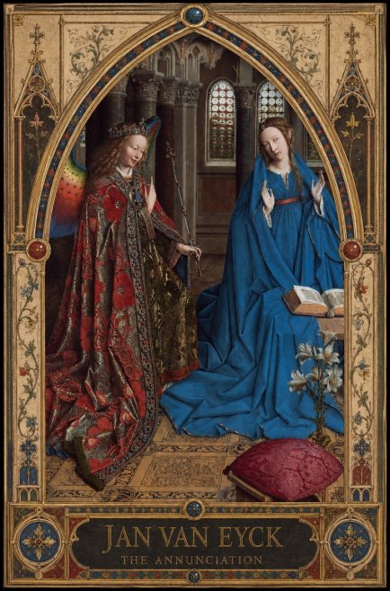 Jan van Eyck The Annunciation I No3 - Poster
