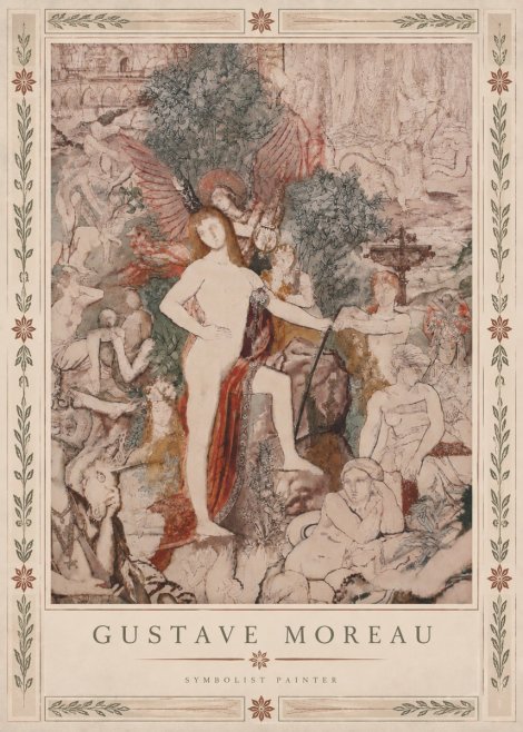 Gustave Moreau Adam and Eve No6 - Poster