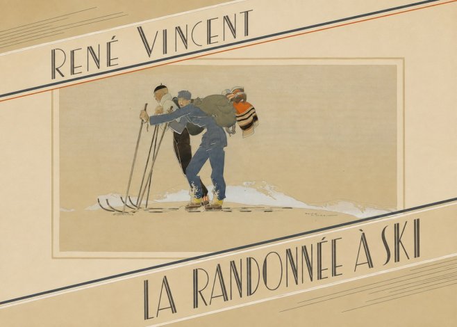 René Vincent La Randonnée À Ski No5 - Poster
