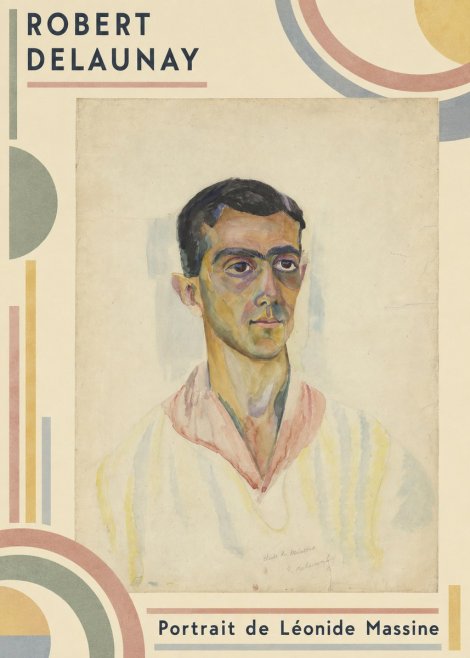 Robert Delaunay Portrait De Léonide Massine No2 - Poster