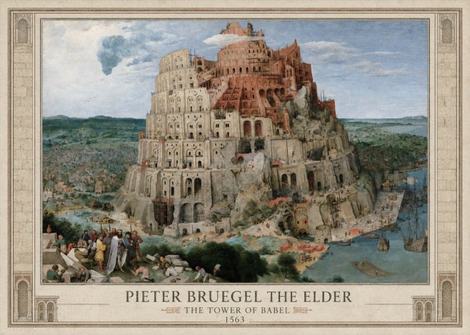 Pieter Bruegel The Tower of Babel IX No1 - Poster