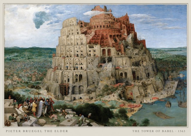 Pieter Bruegel The Tower of Babel IX No5 - Poster