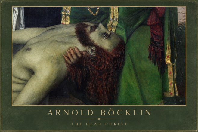 Arnold Böcklin The Dead Christ No1 - Poster