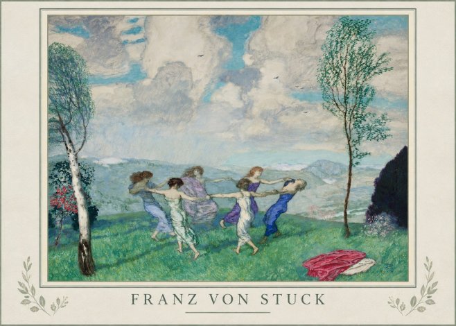 Franz von Stuck Spring Dance No1 - Poster