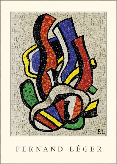 Fernand Léger Abstract Mosaic No2 - Poster
