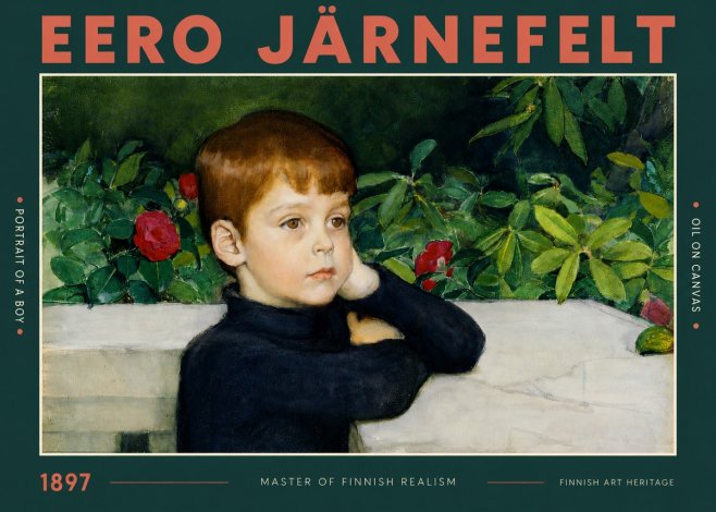 Eero Järnefelt Portrait of a Boy No2 - Poster