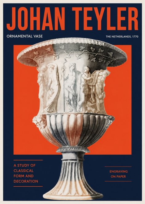 Johan Teyler Ornamental Vase I No2 - Poster