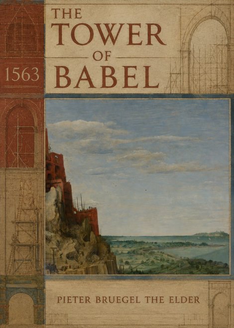 Pieter Bruegel The Tower of Babel X No2 - Poster