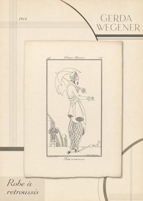 Gerda Wegener Robe À Retroussis No4 - Poster