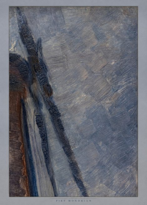 Piet Mondrian Windmill in Sunlight No6 - Poster