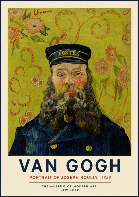 Van Gogh Portrait of Joseph Roulin II No3 - Poster