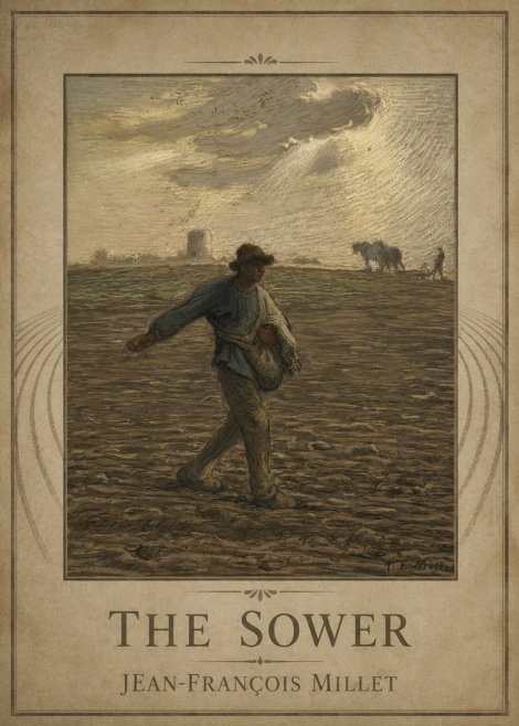 Jean-François Millet The Sower I No1 - Poster