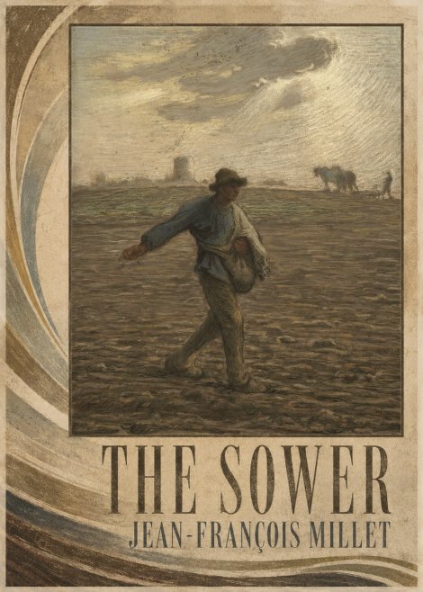 Jean-François Millet The Sower I No2 - Poster