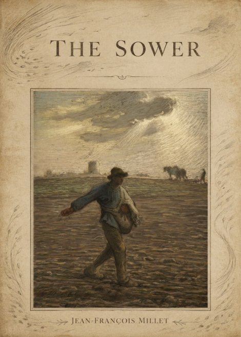 Jean-François Millet The Sower I No4 - Poster