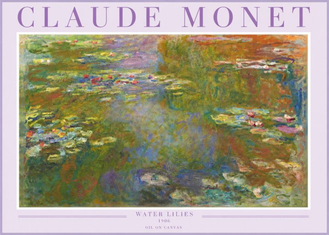 Monet Water Lilies III No2 - Poster
