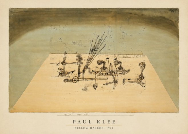 Paul Klee Yellow Harbor No4 - Poster