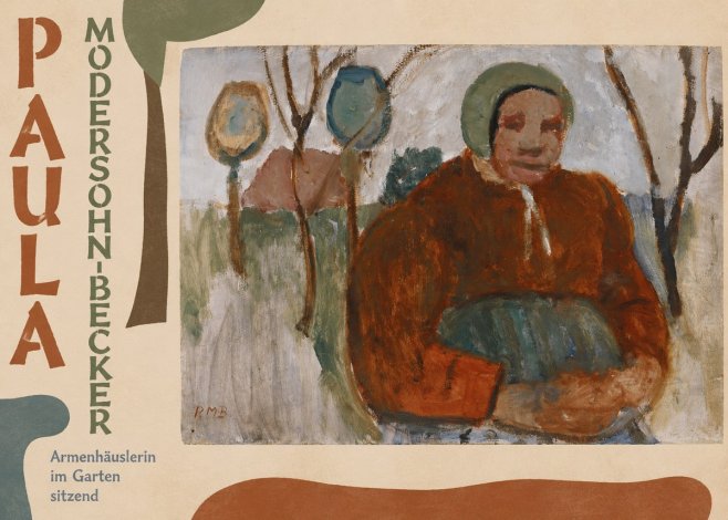 Paula Modersohn-Becker Armenhäuslerin Im Garten Sitzend No6 - Poster
