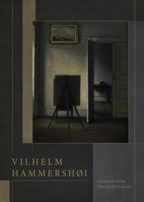 Vilhelm Hammershøi Interior with the Artist's Easel I No2 - Poster