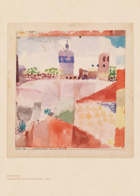 Paul Klee Hammamet with Its Mosque No5 - Poster