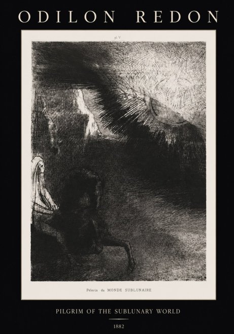 Odilon Redon Pèlerin Du Monde Sublunaire No1 - Poster