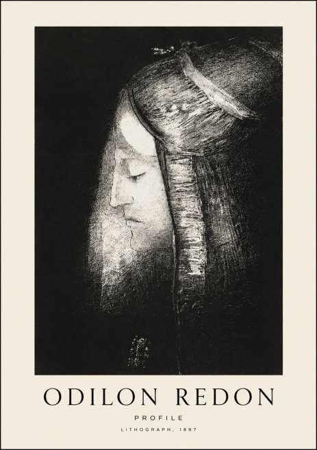 Odilon Redon Profile No1 - Poster