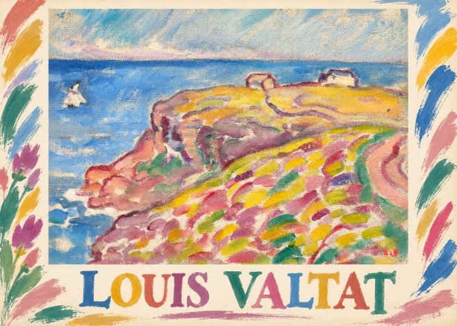 Louis Valtat Coastal Landscape with Bather No1 - Poster