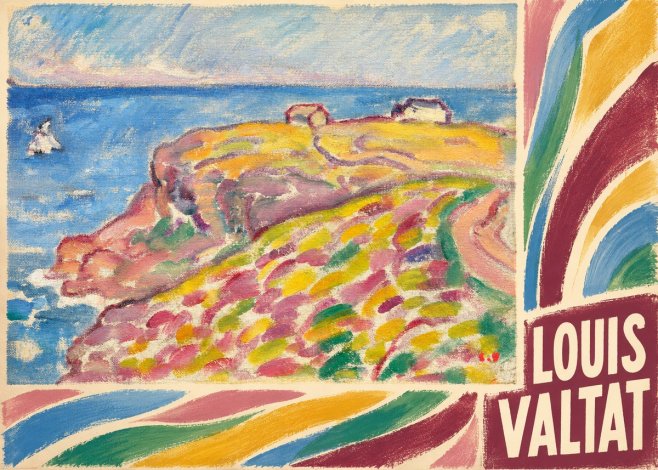 Louis Valtat Coastal Landscape with Bather No6 - Poster