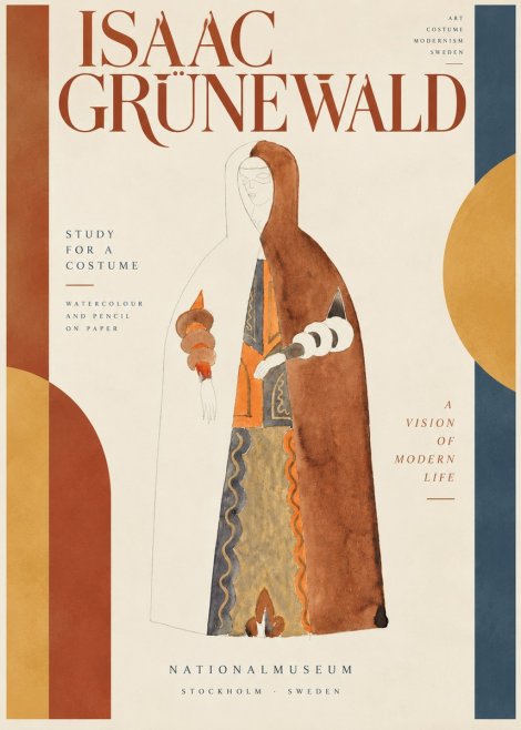 Isaac Grünewald Study for a Costume I No4 - Poster