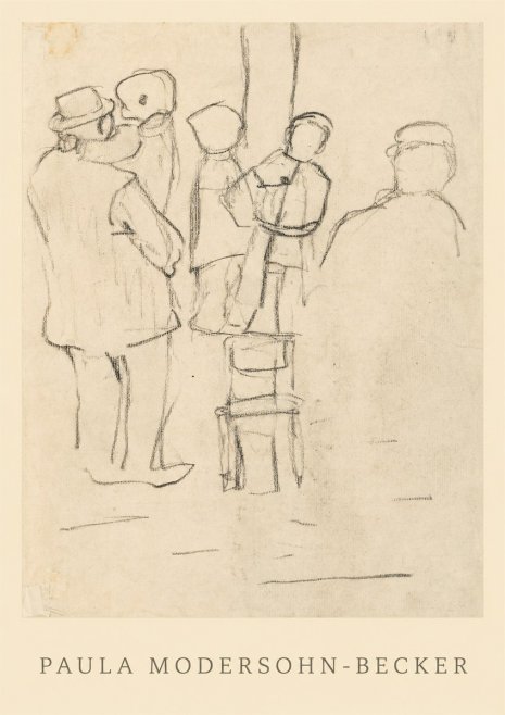 Paula Modersohn-Becker Studies of Figures No1 - Poster