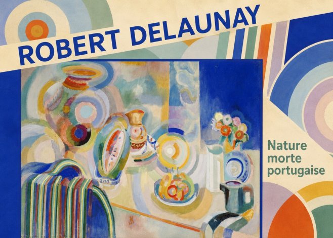 Robert Delaunay Nature Morte Portugaise No5 - Poster