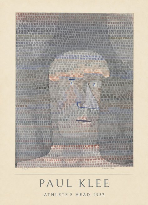 Paul Klee Athlete's Head No3 - Poster