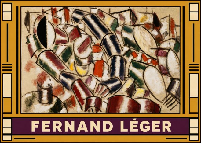 Fernand Léger Contraste De Formes No5 - Poster