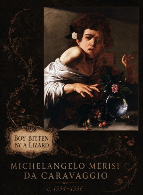Michelangelo Merisi da Caravaggio Boy Bitten by a Lizard No6 - Poster