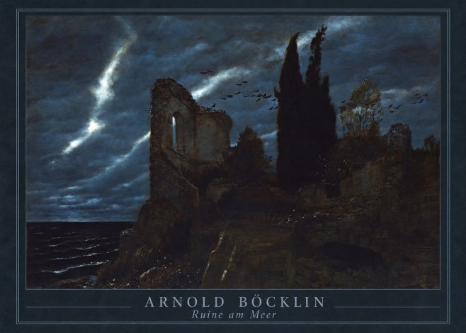 Arnold Böcklin Ruine Am Meer I No1 - Poster